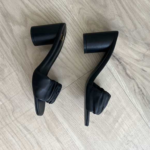 LPA Black Ruffled Mules - Picture 3 of 4